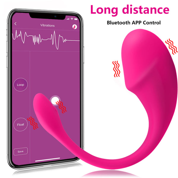 APP G-spot Panty Vibrator, Pink Fun Long Distance Bluetooth Wearable, Rechargerable Adult Sex Toys More Than 10 Vibrations for Women and Couple, Female Toy