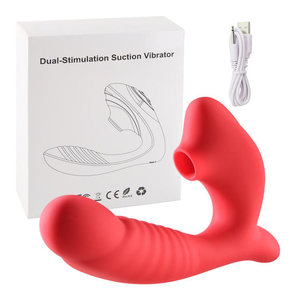 Silicone Vagina Sucking Vibrators 10 Speed Vibrating