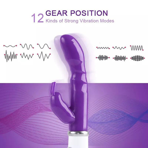 Dildo Vibrator Sex Toy Double Rod Masturbation Rabbit Vibrator