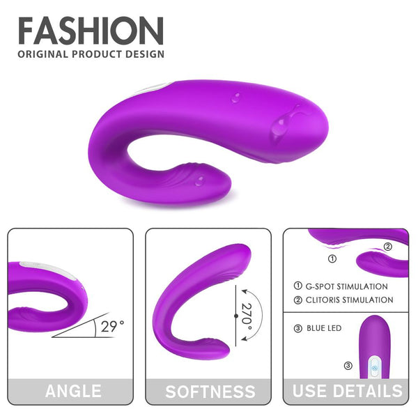 Wireless Remote Control G Spot Vibrator for Women Couple