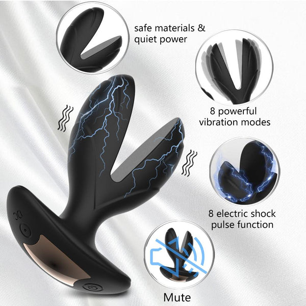 Electric Shock Anal Toys For Men Women Prostate Massager