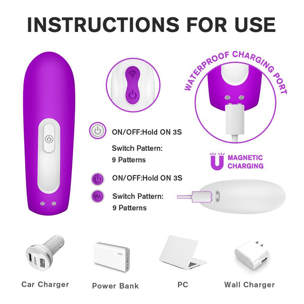 Wireless Remote Control G Spot Vibrator for Women Couple