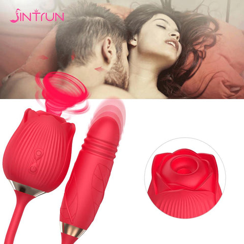 Rose Vibrator Clitoris Sucking Vibrators for Women