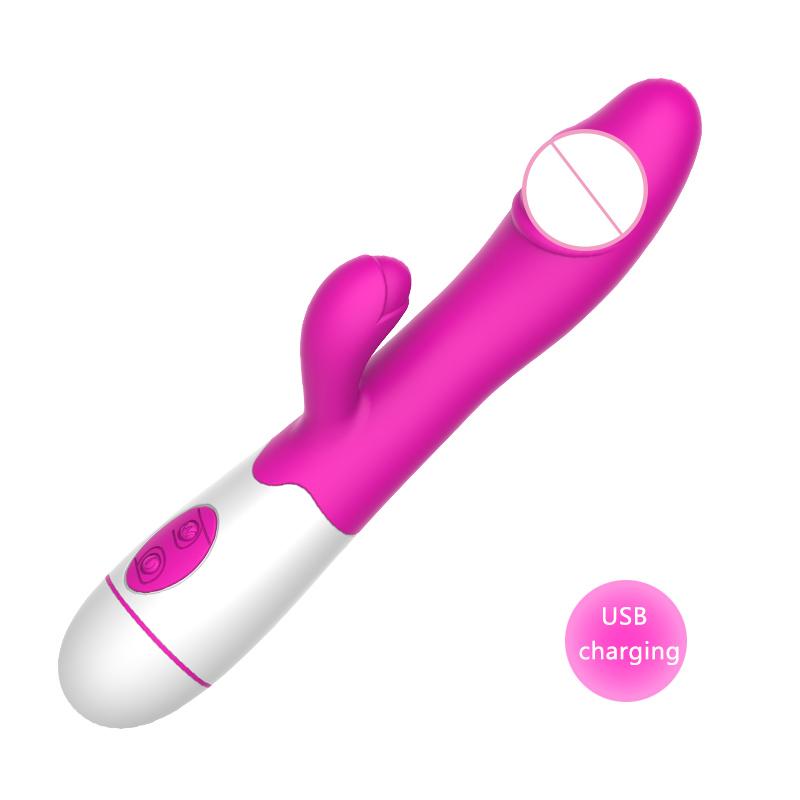 G Spot Dildo Rabbit Vibrator For Women