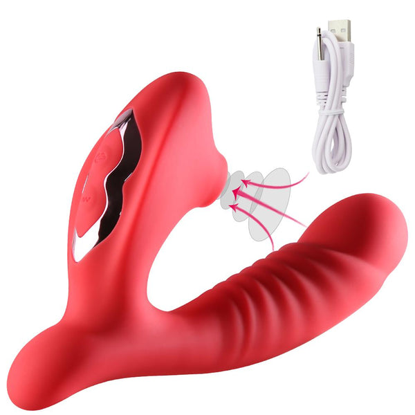 Silicone Vagina Sucking Vibrators 10 Speed Vibrating