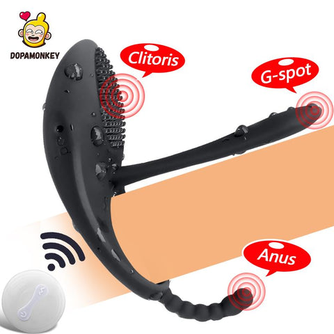 Wireless Remote Penis Ring Vibrator Male Delay Ejaculation