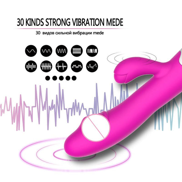 G Spot Dildo Rabbit Vibrator For Women