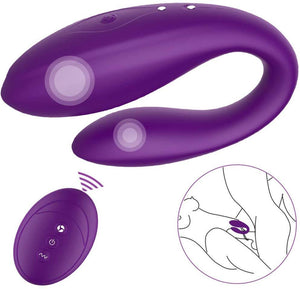 2 In 1 Remote Control Vibratior Clitoris Stimulator 10 Frequency Vibration