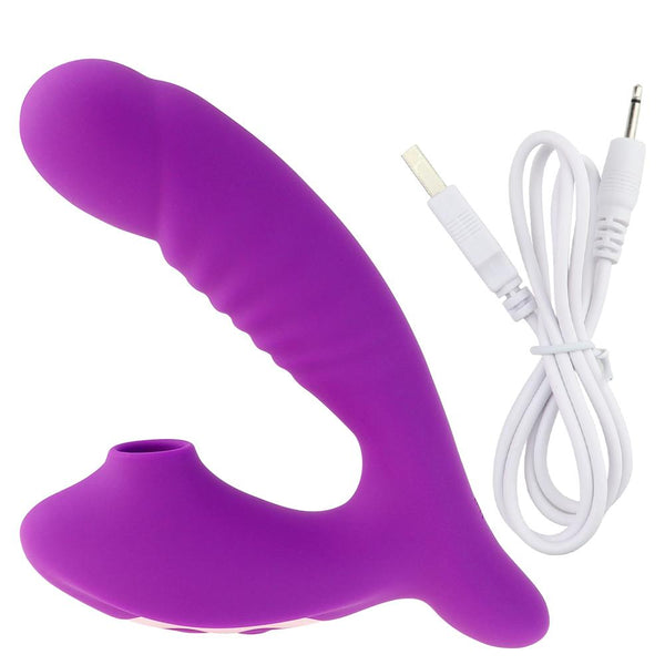 G Spot Dildo Vibrator Clit Sucker With 10 Powerful Modes