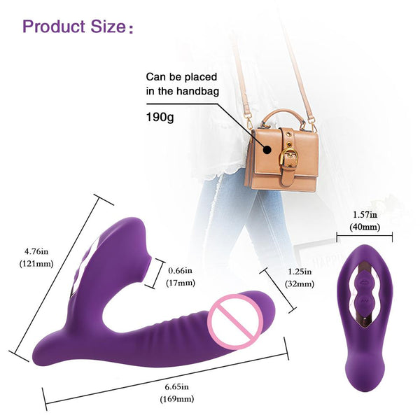 Silicone Vagina Sucking Vibrators 10 Speed Vibrating