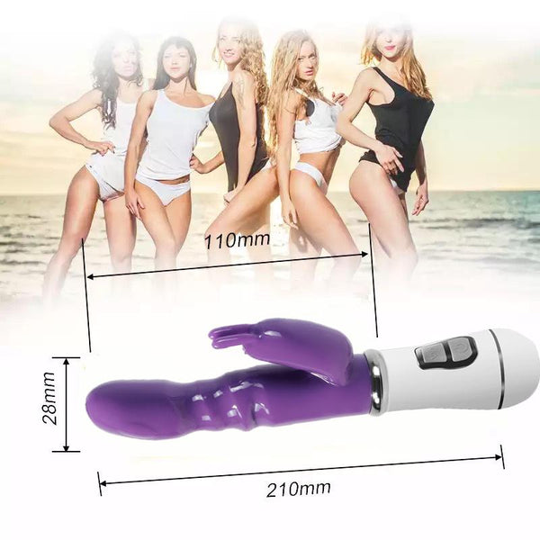 Dildo Vibrator Sex Toy Double Rod Masturbation Rabbit Vibrator