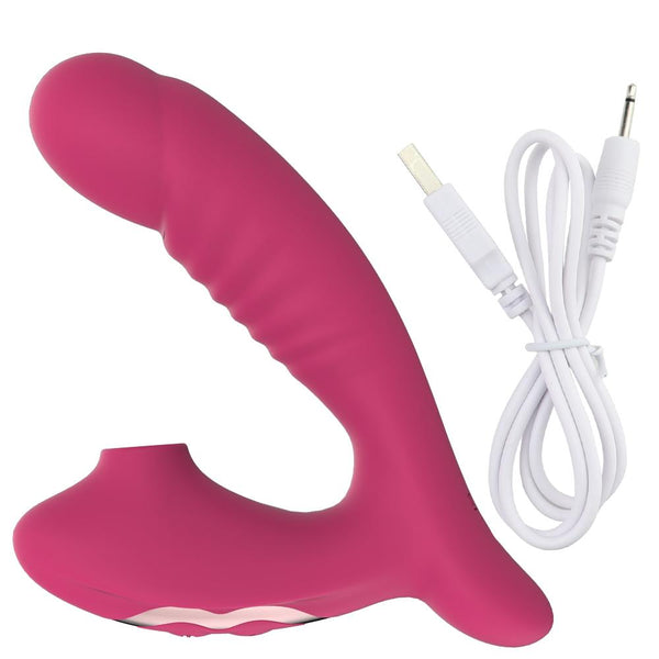 G Spot Dildo Vibrator Clit Sucker With 10 Powerful Modes