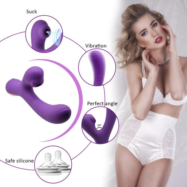 4 Modes Sucking Vibrator Female Clit Clitoris Sucker Sex Toys