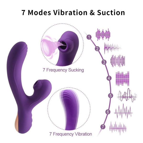 4 Modes Sucking Vibrator Female Clit Clitoris Sucker Sex Toys