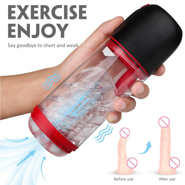 Male Masturbator Cup Automatic Stroker With Suction Vibration