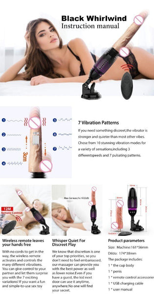 Remote Control Sex Machine For Women,Thrusting Silicone Vibrator