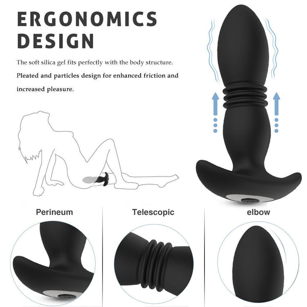 7 Thrusting Anal Vibrator Sex Toy Prostate Massager For Couple