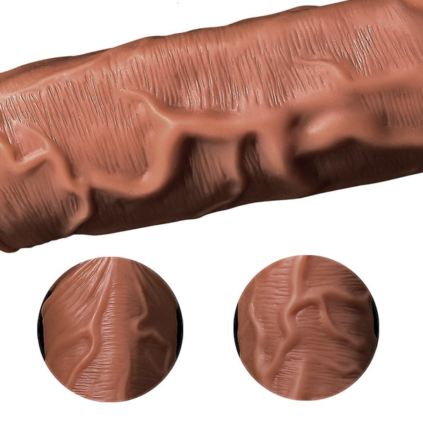 Vibrating Penis Sleeve Extensions Cock Ring Vibrator Enlargement