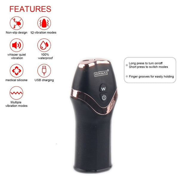 12 Speed Vibration Modes Thrusting Automatic Masturbator