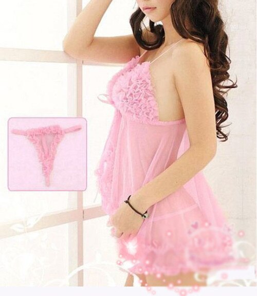 Sexy Babydoll Lingerie Women's Lace Lingerie Dress