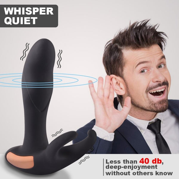 Heating Wireless Remote Male Prostate Massager Anal Sex Toys