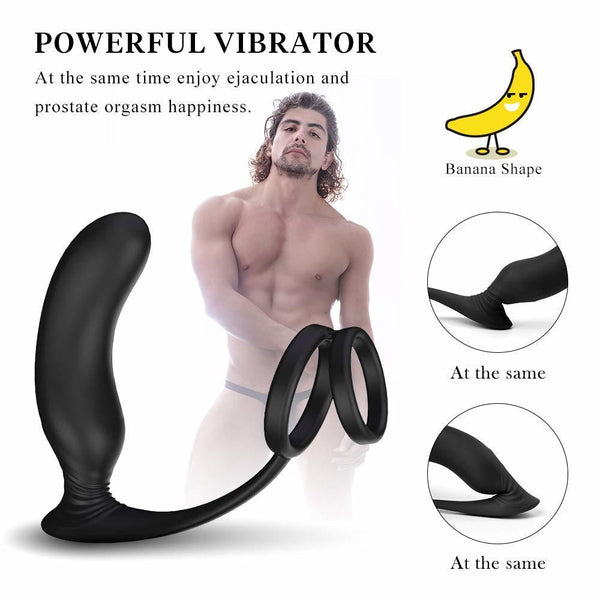 Sex Penis Ring 9 Vibration Mode Wireless Remote Control Vibrator