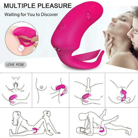 9 Speed Silicone Waterproof Rechargeable Clitoris Vagina Penis