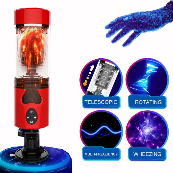 Automatic Thrusting 360°Rotating Thrusting Rotating Electric Blowjob