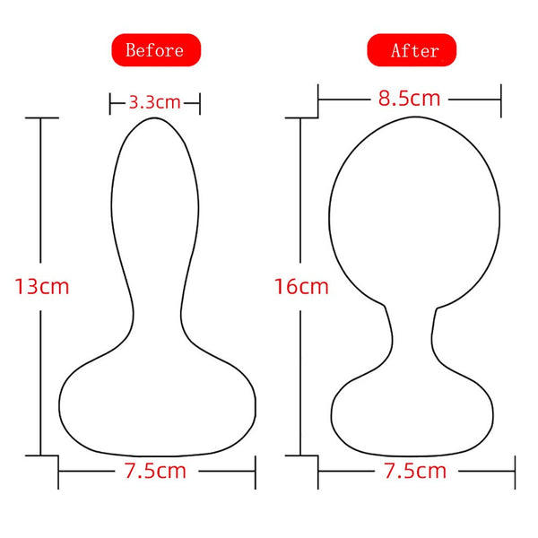 Automatic Inflatable Anal Vibrator Body Safe Silicone