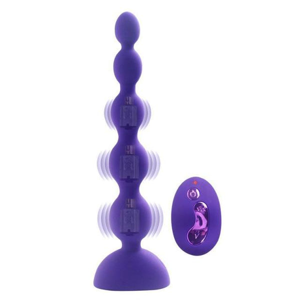 3 Speed 10 Mode Wireless Remote Control Vibrator Anal Beads Butt Plug