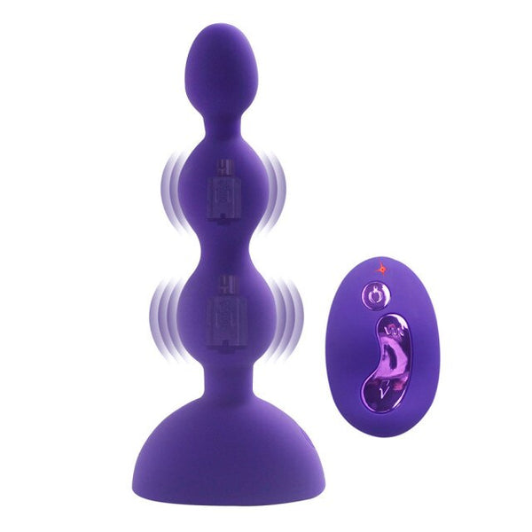 3 Speed 10 Mode Wireless Remote Control Vibrator Anal Beads Butt Plug