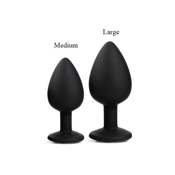 Silicone Anal Plug Jewelry Dildo Vibrator Sex Toys For Woman