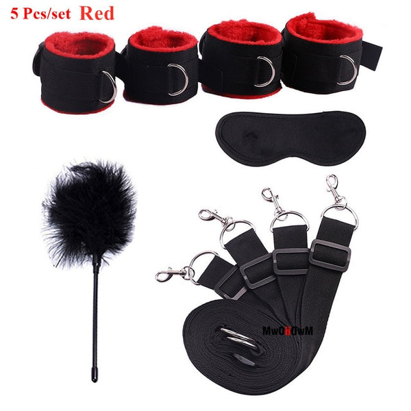 Sex Toys For Woman Men BDSM Bondage Set Under Bed Erotic Restraint Handcuffs