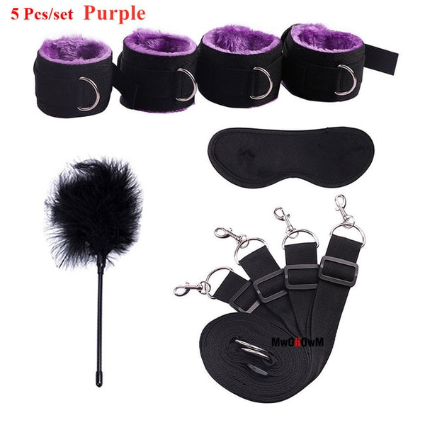 Sex Toys For Woman Men BDSM Bondage Set Under Bed Erotic Restraint Handcuffs