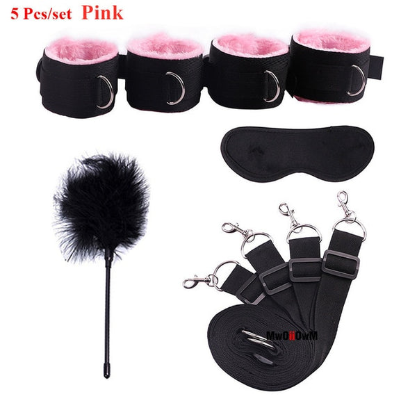 Sex Toys For Woman Men BDSM Bondage Set Under Bed Erotic Restraint Handcuffs