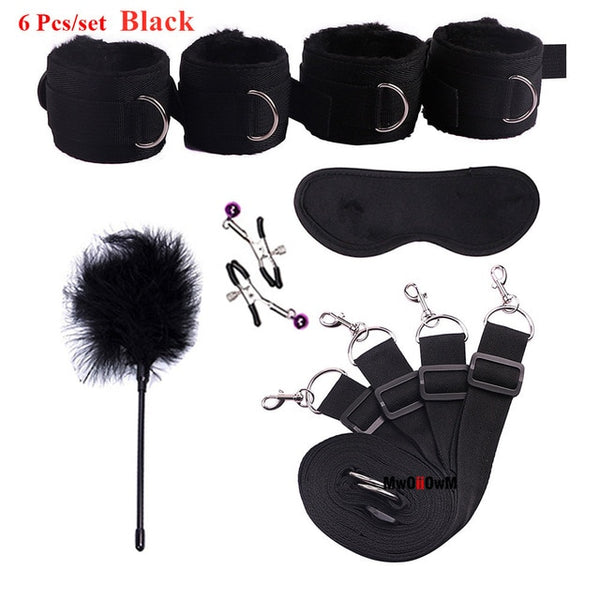 Sex Toys For Woman Men BDSM Bondage Set Under Bed Erotic Restraint Handcuffs