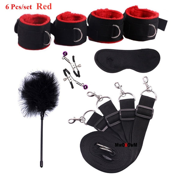 Sex Toys For Woman Men BDSM Bondage Set Under Bed Erotic Restraint Handcuffs