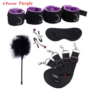 Sex Toys For Woman Men BDSM Bondage Set Under Bed Erotic Restraint Handcuffs