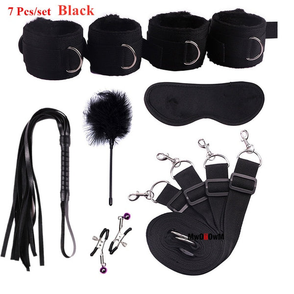 Sex Toys For Woman Men BDSM Bondage Set Under Bed Erotic Restraint Handcuffs