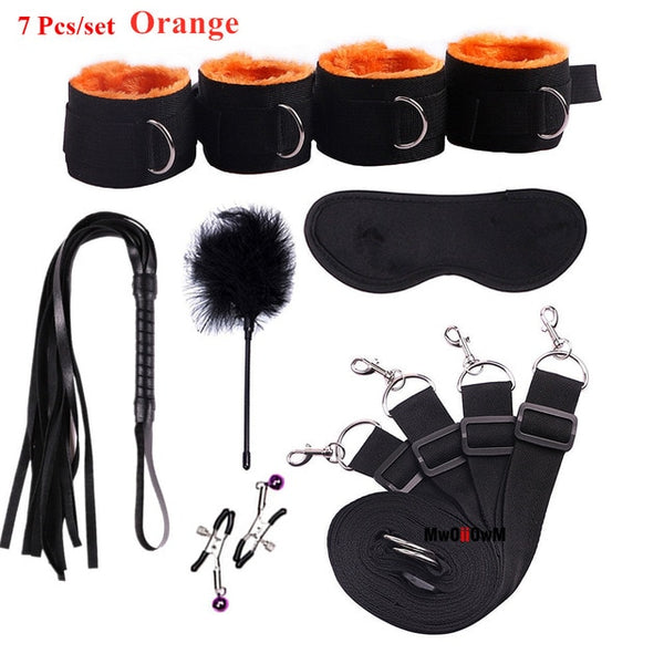 Sex Toys For Woman Men BDSM Bondage Set Under Bed Erotic Restraint Handcuffs