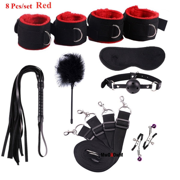 Sex Toys For Woman Men BDSM Bondage Set Under Bed Erotic Restraint Handcuffs