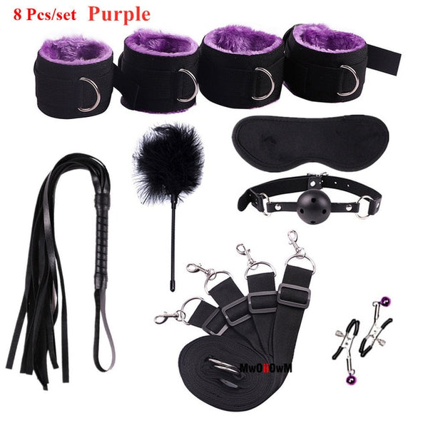 Sex Toys For Woman Men BDSM Bondage Set Under Bed Erotic Restraint Handcuffs