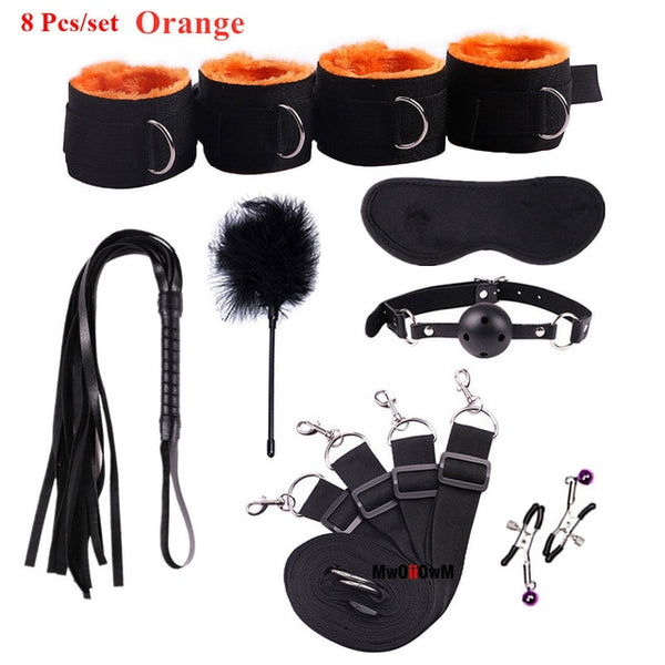 Sex Toys For Woman Men BDSM Bondage Set Under Bed Erotic Restraint Handcuffs