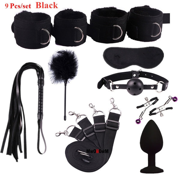 Sex Toys For Woman Men BDSM Bondage Set Under Bed Erotic Restraint Handcuffs