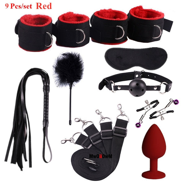 Sex Toys For Woman Men BDSM Bondage Set Under Bed Erotic Restraint Handcuffs