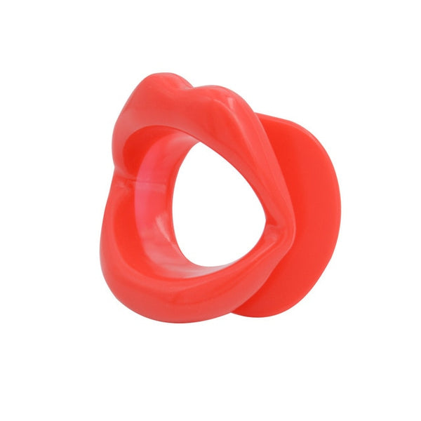 Sex Slave Silicone Lips O Ring Open Mouth Gag