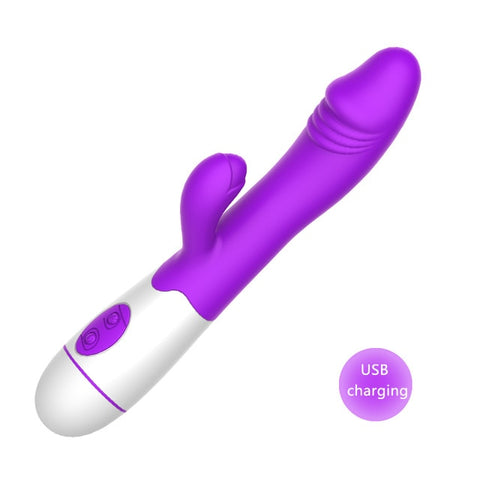 Rabbit Vibrator 30 Speed Vibration Dildo For Women