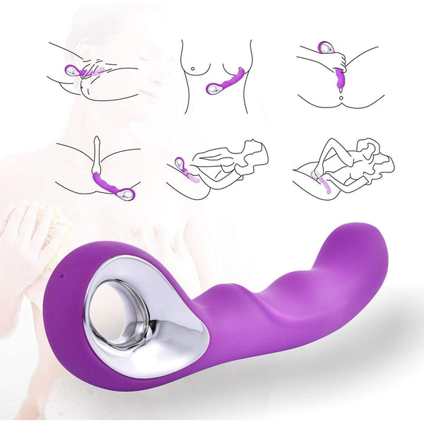 G Spot 10 Speeds Silicone USB Rechargeable Waterproof AV Wand Massager