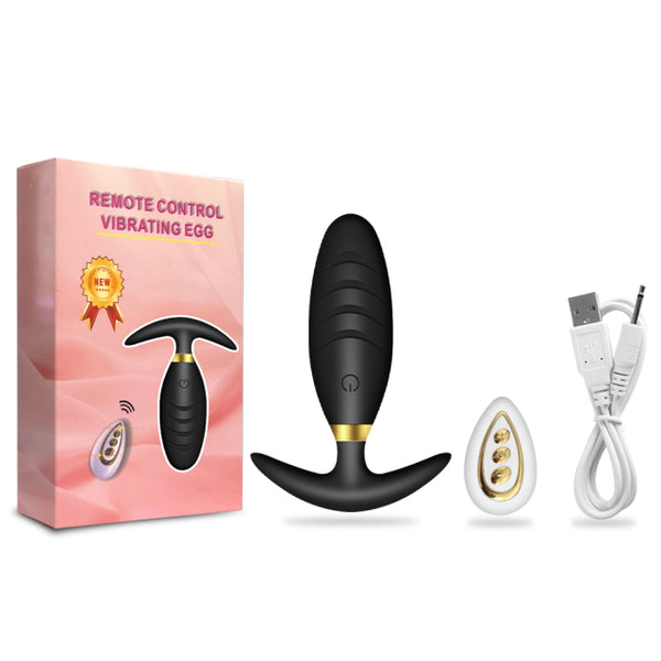 Anal Vibrator Butt Plug Prostate Massager with Wireless Remote Control