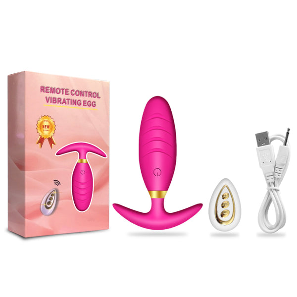 Anal Vibrator Butt Plug Prostate Massager with Wireless Remote Control